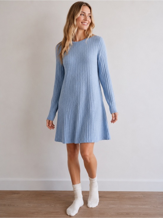 Style & Co. Dresses & Skirts - Style & Co. Sky Blue Knit Dress